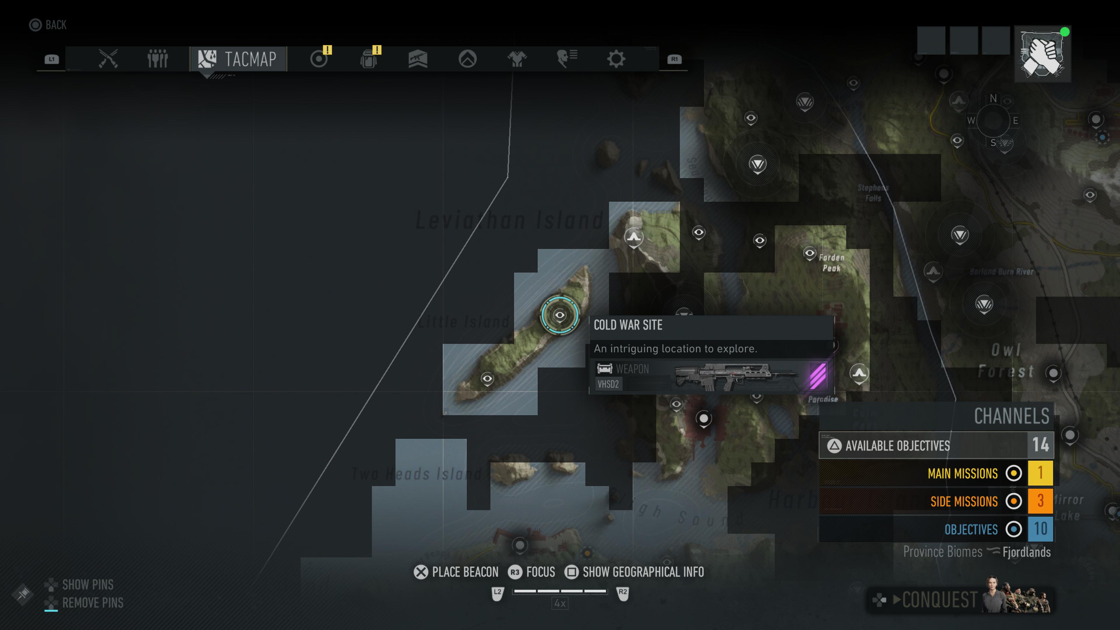 Channels Bunker Map